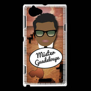 Coque Sony Xperia L Mister Guadeloupe Black