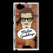 Coque Sony Xperia L Mister Guadeloupe Chatain