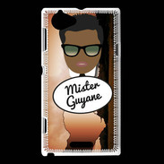 Coque Sony Xperia L Mister Guyane Black