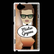 Coque Sony Xperia L Mister Guyane Chatain