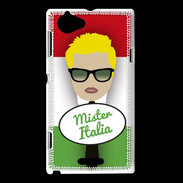 Coque Sony Xperia L Mister Italie Blond