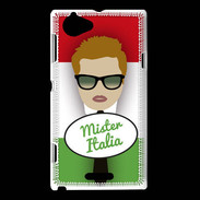 Coque Sony Xperia L Mister Italie Roux