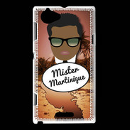 Coque Sony Xperia L Mister Martinique Black