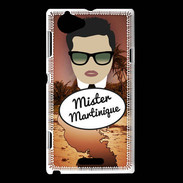 Coque Sony Xperia L Mister Martinique Brun