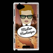 Coque Sony Xperia L Mister Martinique Roux