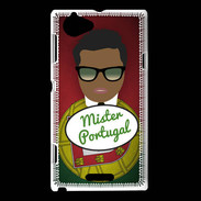 Coque Sony Xperia L Mister Portugal Black