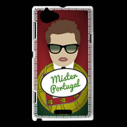 Coque Sony Xperia L Mister Portugal Chatain