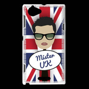 Coque Sony Xperia L Mister UK Brun