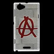 Coque Sony Xperia L Anarchie Mur ZG