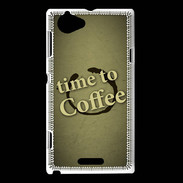 Coque Sony Xperia L Coffee Time ZG