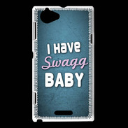 Coque Sony Xperia L I have Swag bleu ZG
