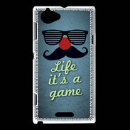 Coque Sony Xperia L Life It's a game ZG