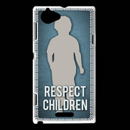 Coque Sony Xperia L Respect Children ZG