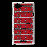 Coque Sony Xperia L Myskina Rouge