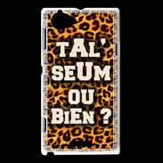 Coque Sony Xperia L Ta l'seum ou bien Léopard