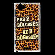 Coque Sony Xperia L Pas 2 bolosses Léopard