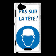 Coque Sony Xperia L Pas sur la tête PR