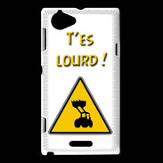Coque Sony Xperia L T'es lourd PR