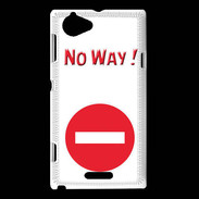 Coque Sony Xperia L No Way PR