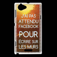 Coque Sony Xperia L J'ai pas attendu FB ZG