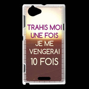 Coque Sony Xperia L Trahis moi 2 ZG