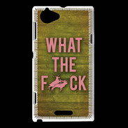 Coque Sony Xperia L What the fuck ZG
