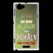 Coque Sony Xperia L Au jour le jour ZG