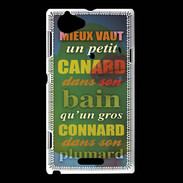 Coque Sony Xperia L Canard Bain ZG