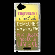 Coque Sony Xperia L Un peu félé ZG