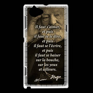 Coque Sony Xperia L Il faut aimer VH ZG