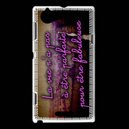 Coque Sony Xperia L Vie Parfaite ZG