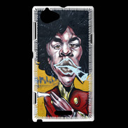 Coque Sony Xperia L Smoke graffiti PB 5
