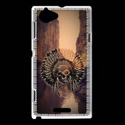 Coque Sony Xperia L indien crane