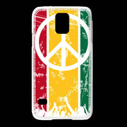 Coque Samsung Galaxy S5 Rasta Peace and Love 15