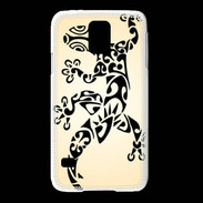 Coque Samsung Galaxy S5 Salamandre tribal