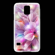 Coque Samsung Galaxy S5 Design Orchidée violette