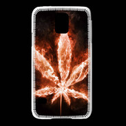 Coque Samsung Galaxy S5 Cannabis en feu
