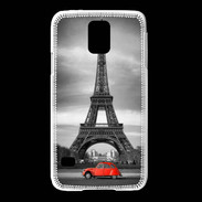 Coque Samsung Galaxy S5 Vintage Tour Eiffel et 2 cv