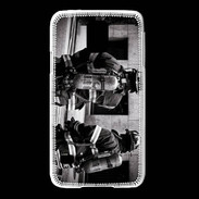 Coque Samsung Galaxy S5 Pompiers en noir et blanc
