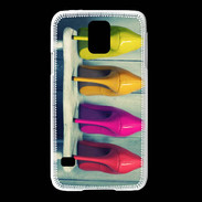 Coque Samsung Galaxy S5 Chaussures à talons colorés 5