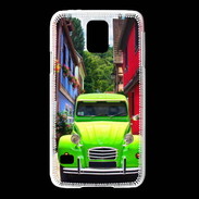 Coque Samsung Galaxy S5 2cv verte de collection