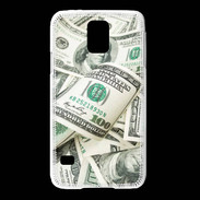 Coque Samsung Galaxy S5 Fond dollars 10