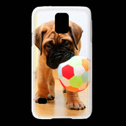 Coque Samsung Galaxy S5 Bull mastiff chiot