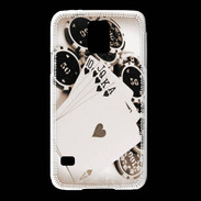 Coque Samsung Galaxy S5 Vintage Poker