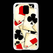 Coque Samsung Galaxy S5 Carte de poker vintage 50