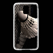 Coque Samsung Galaxy S5 Volant de Badminton en noir et blanc