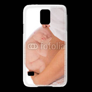 Coque Samsung Galaxy S5 Femme enceinte avec bébé dans le ventre