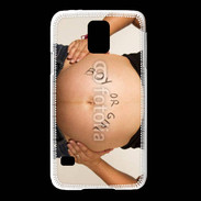 Coque Samsung Galaxy S5 Femme enceinte ventre 