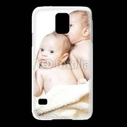 Coque Samsung Galaxy S5 Jumeaux bébés
