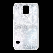 Coque Samsung Galaxy S5 Etoiles de neige